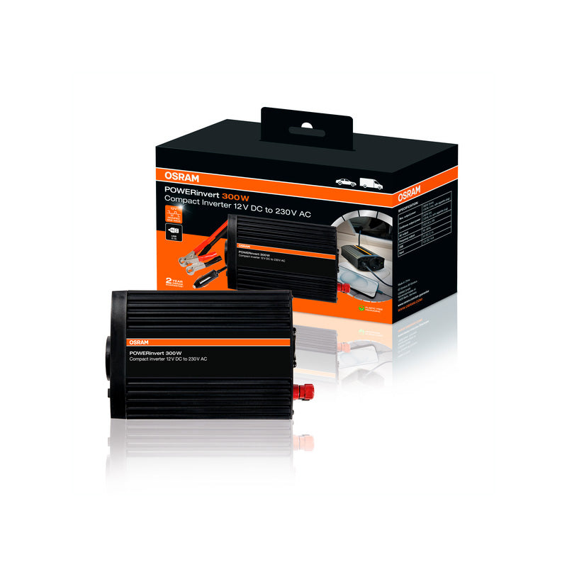 Osram POWERinvert Modified Sine Wave Inverter 12V DC 300W - Power inverter