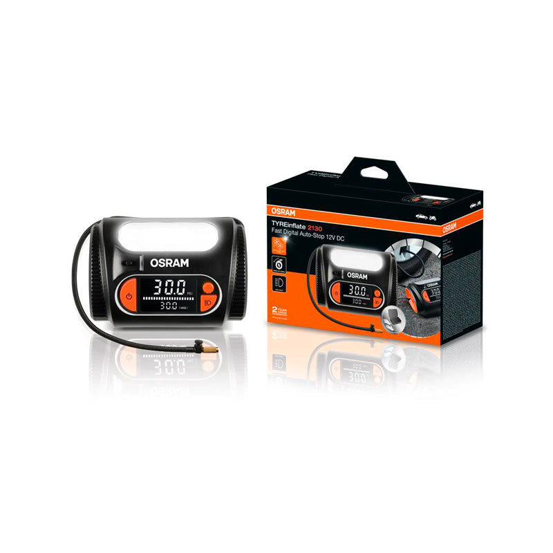 Osram, TYREinflate 2130 - Digital Dækpumpe med Auto-Inflation