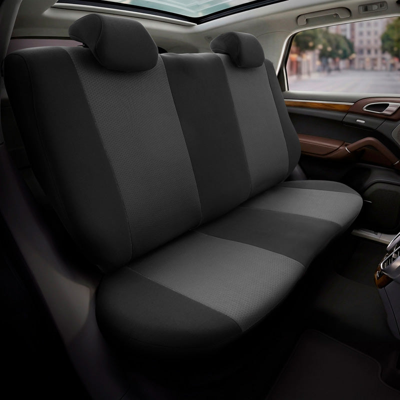 otoM, Sædeovertræk, 'SelectedFit One' Modern Design, Sort - 10-dele, passer til side-airbags