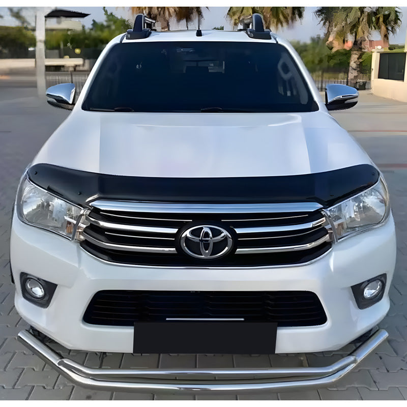 OneWay, Bonnet Protector, Glossy Sort, Passer til Toyota Hilux 8. generation (2015-2020)