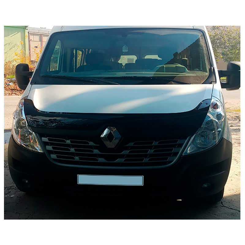 OneWay, Motorhjelmsbeskytter, Glanssort ABS, Passer til Renault Master 3. generation Facelift (2014-2018)