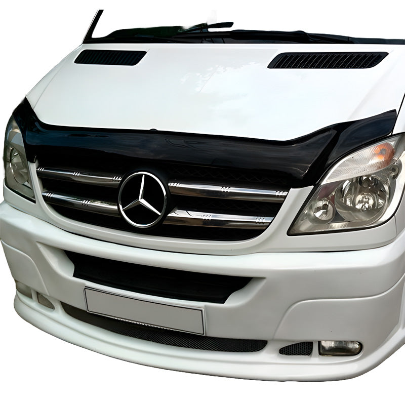OneWay, Motorhjelmsbeskytter, Glanssort, Passer til Mercedes Sprinter W906 (2006-2013)