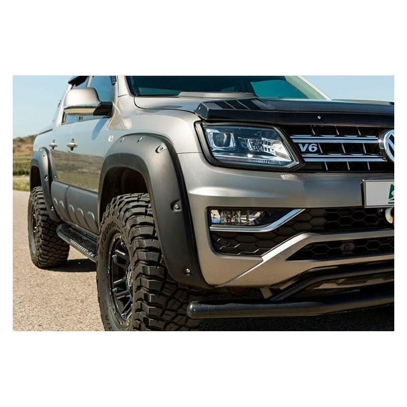 OneWay, Fender Flares sæt, Mat Sort, Passer til Volkswagen Amarok MK1 Facelift (2016-2022), 4 dele