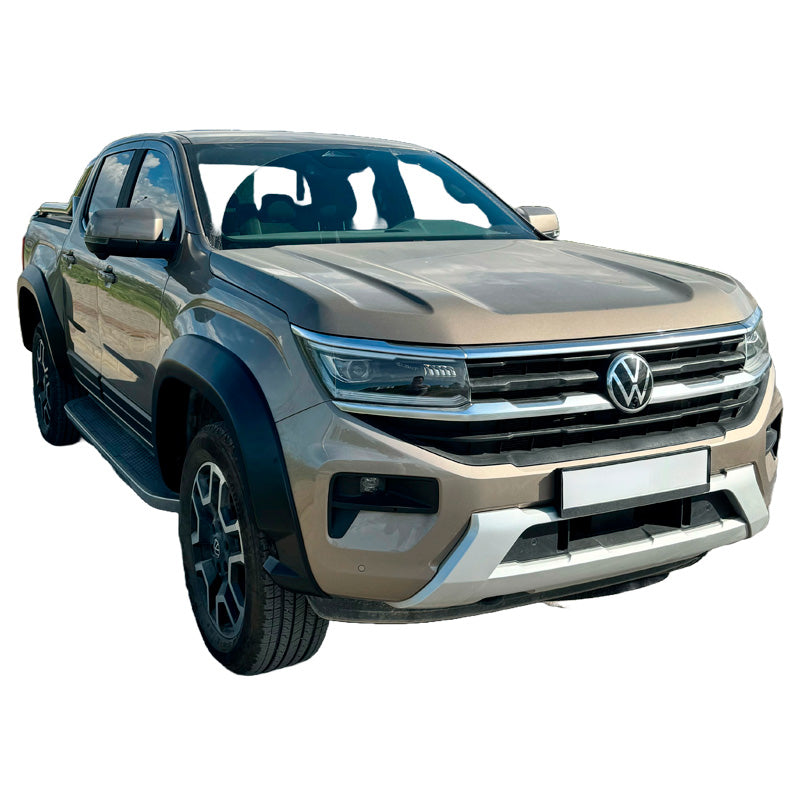 OneWay, Fender Flares sæt, Mat Sort, Passer til Volkswagen Amarok MK2 2022-, 4 dele