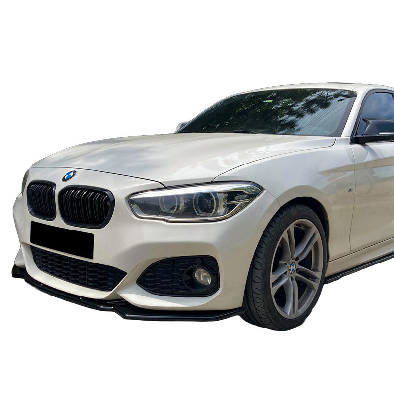 OneWay, Frontspoiler, Gloss sort, Passer til BMW 1-Serie F20/F21 M-Power Facelift 2015-2019