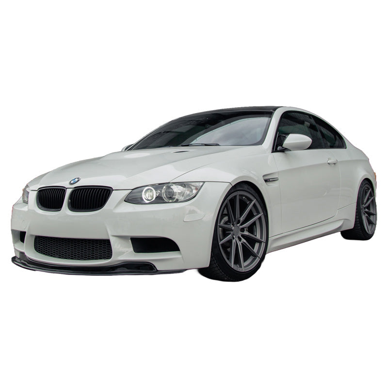 OneWay, Frontspoiler, Glanssort, Passer til BMW M3 E92 Coupe/E93 Convertible 2007-2013, OEM kvalitet