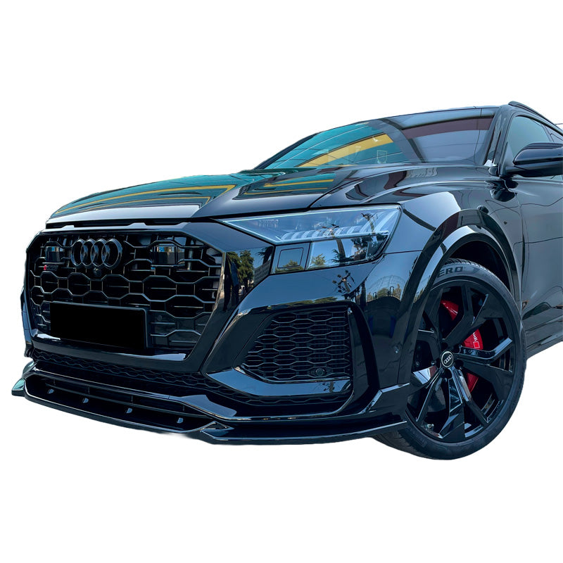 OneWay, Frontspoiler, Glanssort, Passer til Audi RS Q8 MK1 (2019-2023)