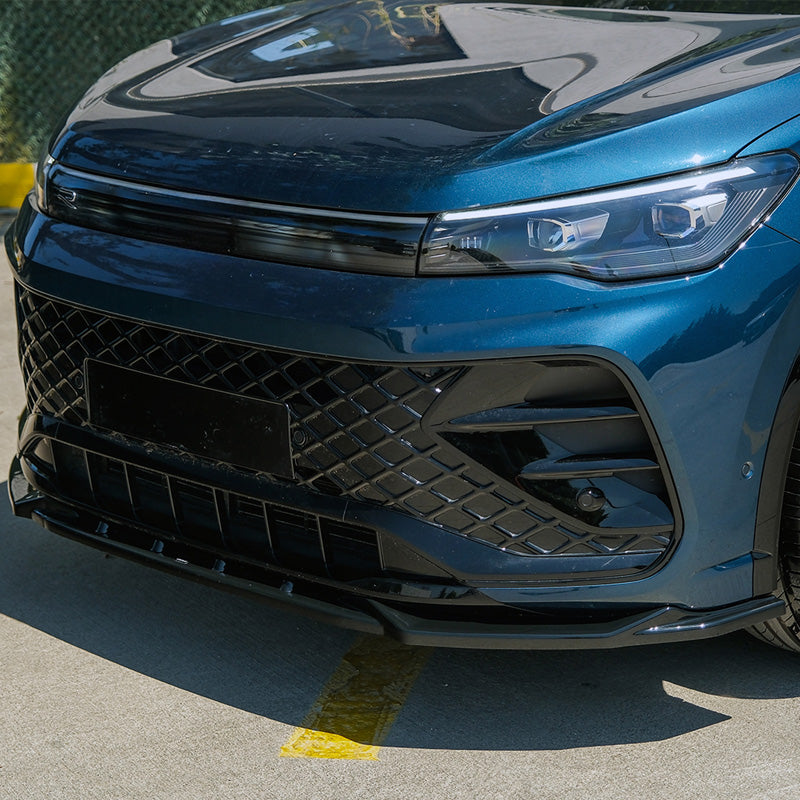 Oneway Front spoiler suitable for Volkswagen Tiguan III (CT1) R-Line 2024- - Gloss black