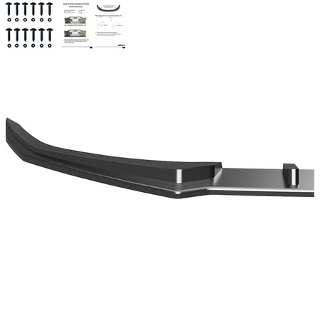 OneWay, Frontspoiler, Blank sort, passer til Hyundai i20 III (BC3) Facelift (2023-)
