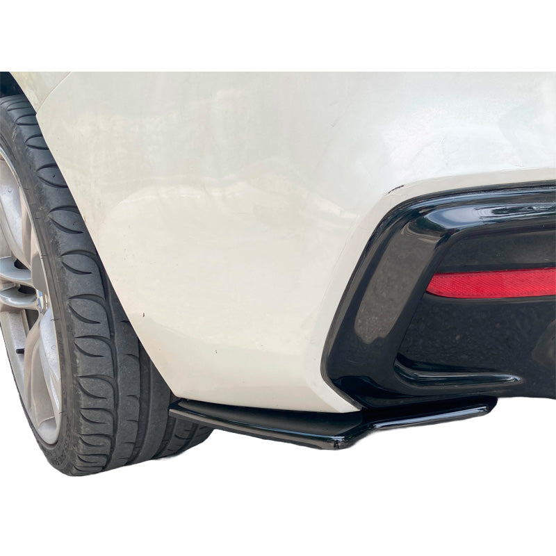 OneWay, Bagkofanger splitters, Glans sort, Passer til BMW 1-Serie F20/F21 M-Power Facelift 2015-2019