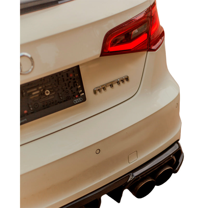 OneWay, Bagkofanger Side Diffusorer, Højglans Sort, Passer til Audi S3 8V Sportback (2013-2016) – 2-pak