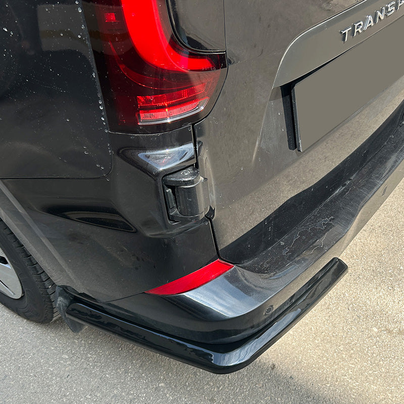 OneWay, Vindafvisere, ABS plast, Passer til Volkswagen Transporter T7 2024- & Ford Transit Custom (V710) 2023- - Glossy sort - 2 stk.