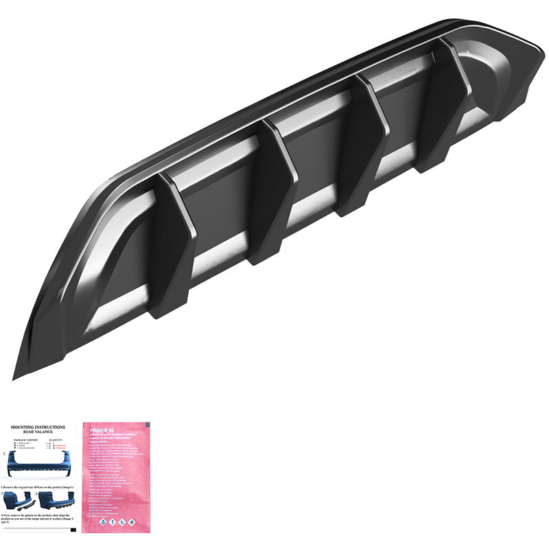 Oneway Rear Diffuser suitable for Volkswagen Tayron (R41) 2024- - Gloss black
