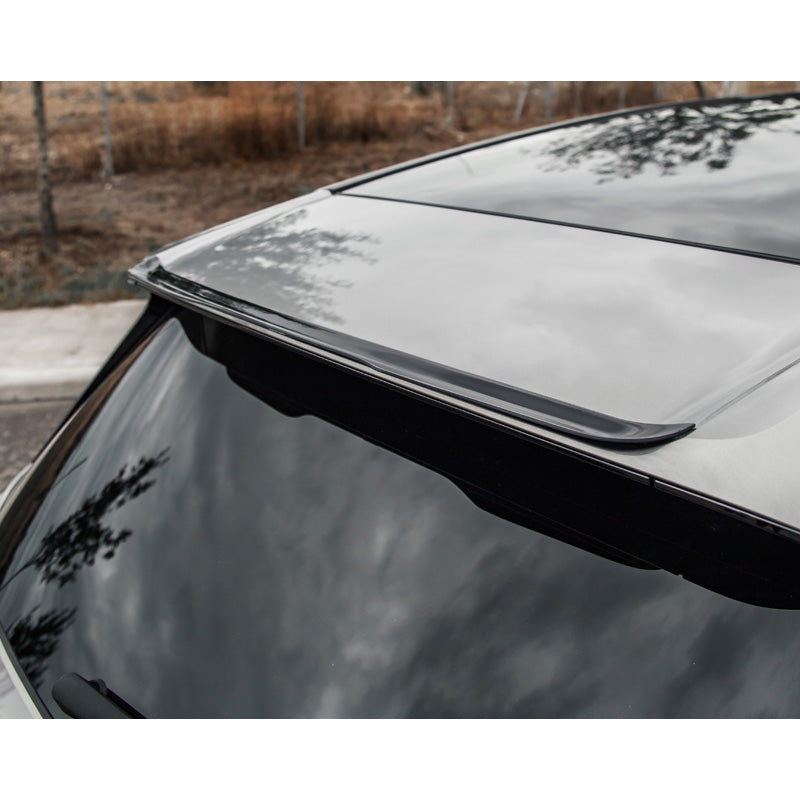 OneWay, Tagspoiler Cap, Glans Sort, Passer til BMW iX M-Pack i20 2021-, OEM Kvalitet