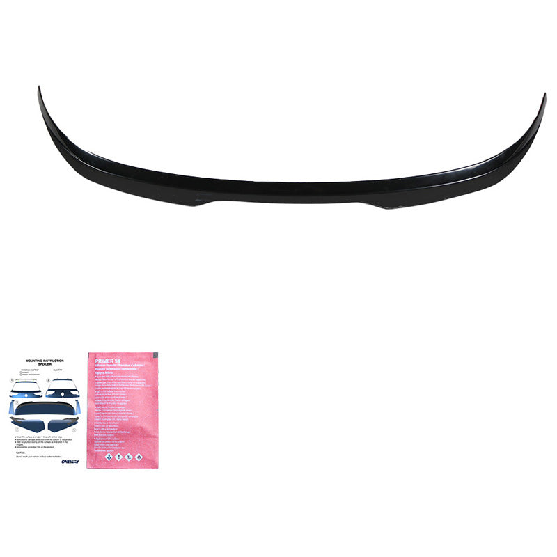 OneWay, Tagspoiler cap, Glossy sort, Passer til BMW X1 F48 M-Pack (2015-2019)