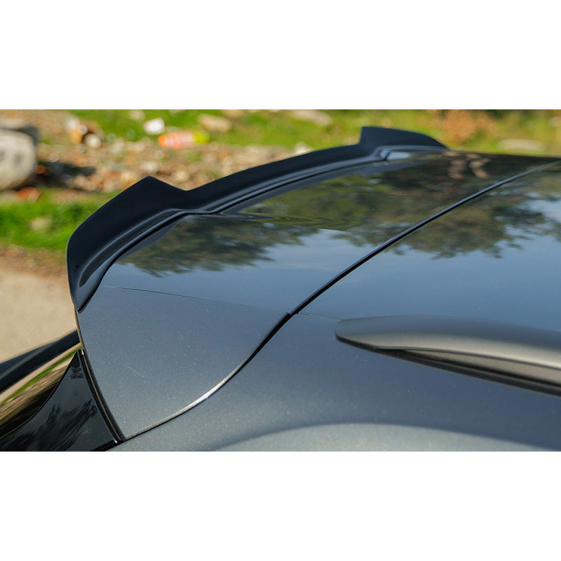 OneWay, Tagspoiler Cap, Glossy Black, Passer til Audi Q5 (FY) S-Line Facelift 2020-2024, Uden Sportback