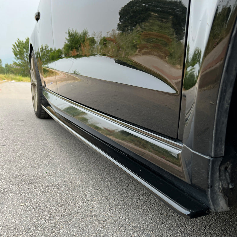 OneWay, Sideskørter, Glanssort, Passer til Audi RS3 8V Sportback (2015-2020), 2 dele