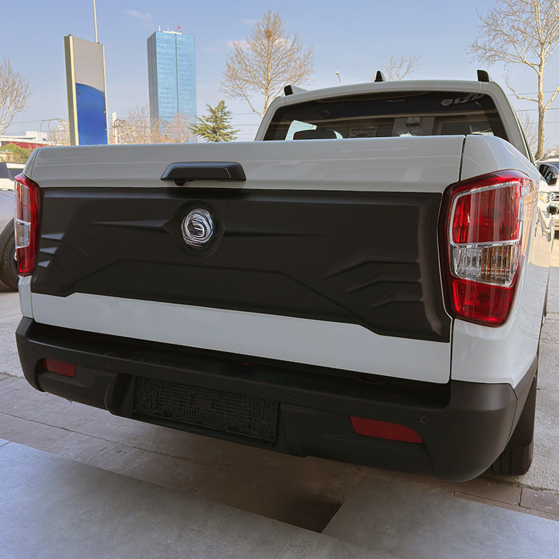 OneWay, Bagklapsdække, Mat sort, passer til SsangYong Musso Grand (2018-)
