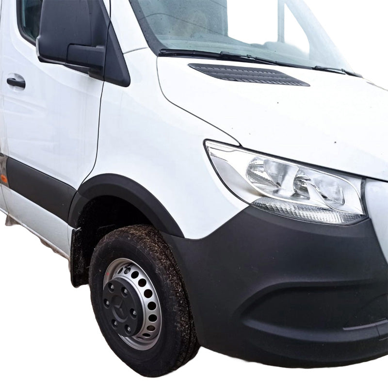 OneWay, Skærmkanter, Mat Sort, Passer til Mercedes Sprinter W907 (2018-), 4-delt sæt