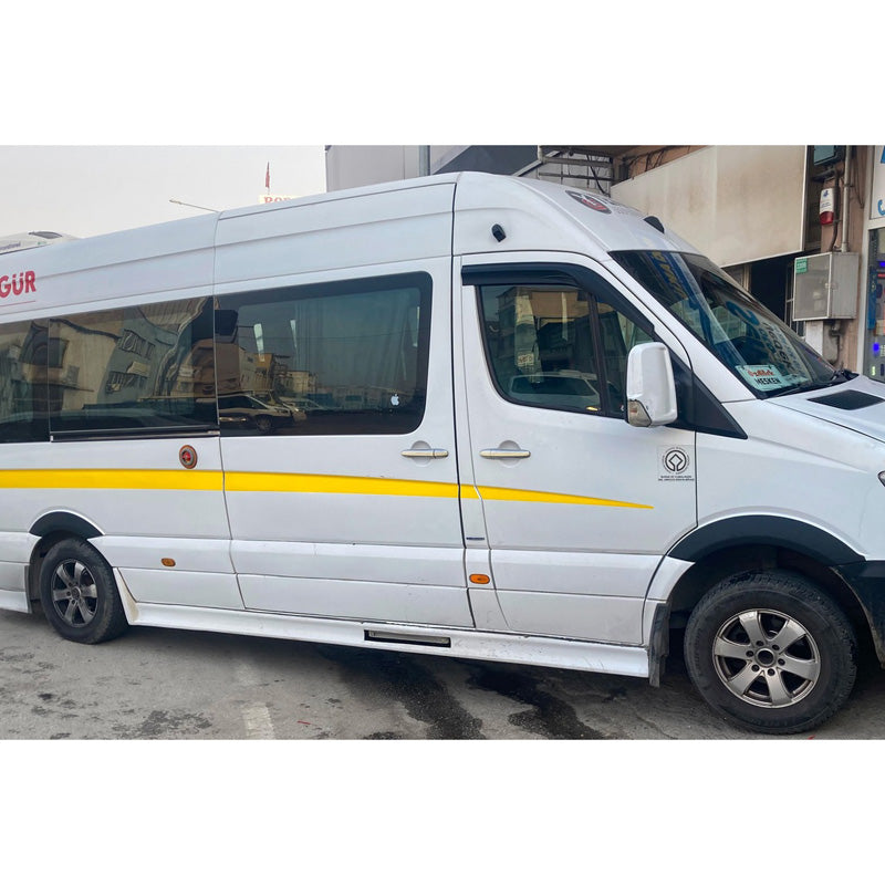 OneWay, Skærmkanter, Mat sort, Passer til Mercedes Sprinter W906 Facelift 2014-2018, 4 stk.