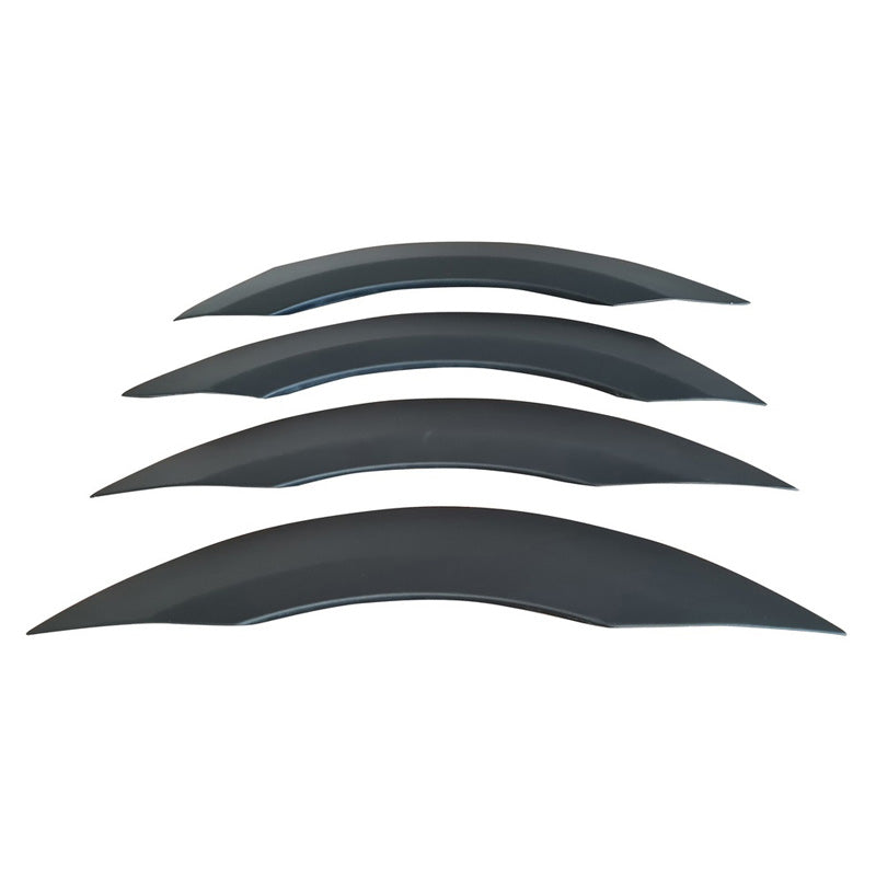 OneWay, Skærmkanter, Mat Sort, Version 2, Passer til Mercedes Sprinter W907 2018-, 4-delt sæt