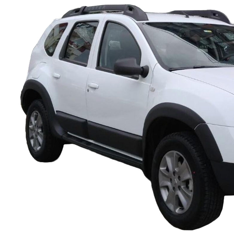 OneWay, Hjulkantstrimler, ABS plast, Mat Sort, Passer til Dacia Duster I (2010-2017), 8 dele