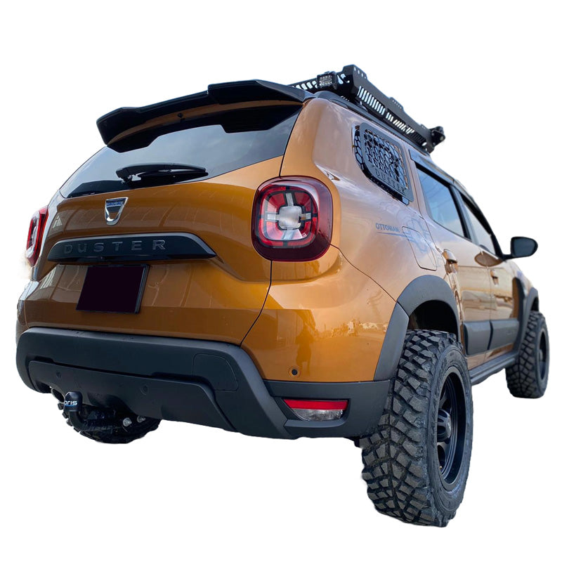 OneWay, Hjulark, Matt Sort, Passer til Dacia Duster II 2018-2024 med Park Assist, 8-delt sæt