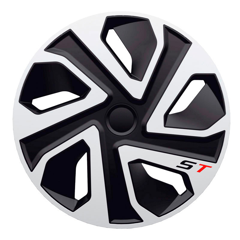 Set J-Tec wheel covers ST 19-inch silver/black