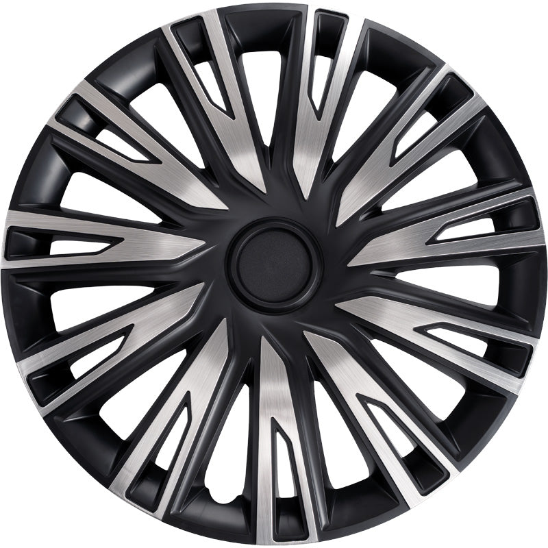 AutoStyle, Hjulkapsler, Copra alu/sort, 4 stk, 14-tommer