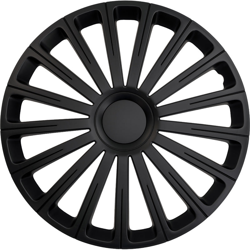 AutoStyle, Sæt af 4 hjulkapsler, 'Radical' design, 14 tommer, sort
