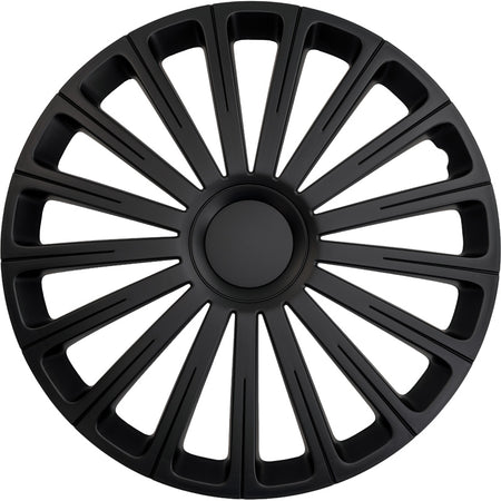 AutoStyle, Sæt af 4 hjulkapsler, 'Radical' design, 14 tommer, sort