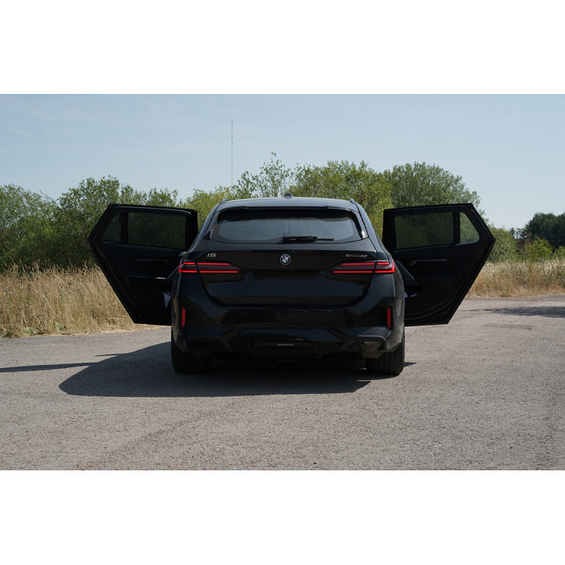 Car Shades, Solgardin til bagsidedøre, passer til BMW 5-Series G61 Touring 2024- inkl. i5 (4-styk)