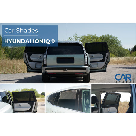 Car Shades, Solgardin, Passer til Hyundai Ioniq 9 (ME) 2025- (4-dele)