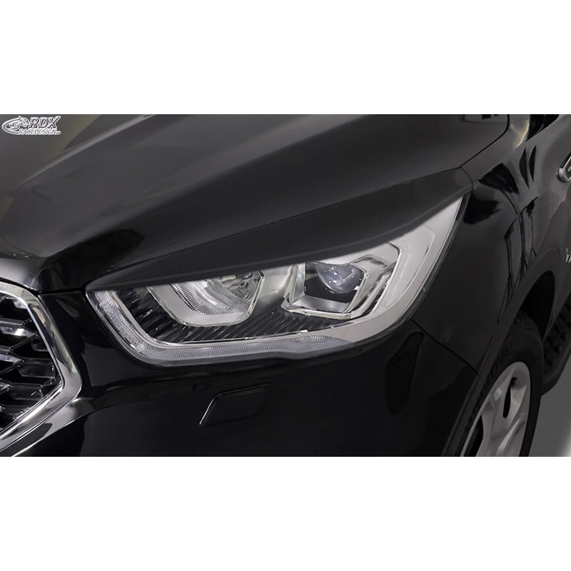 RDX Head light spoilers suitable for Ford Kuga II (DM2) Facelift 2016-2019 (ABS)