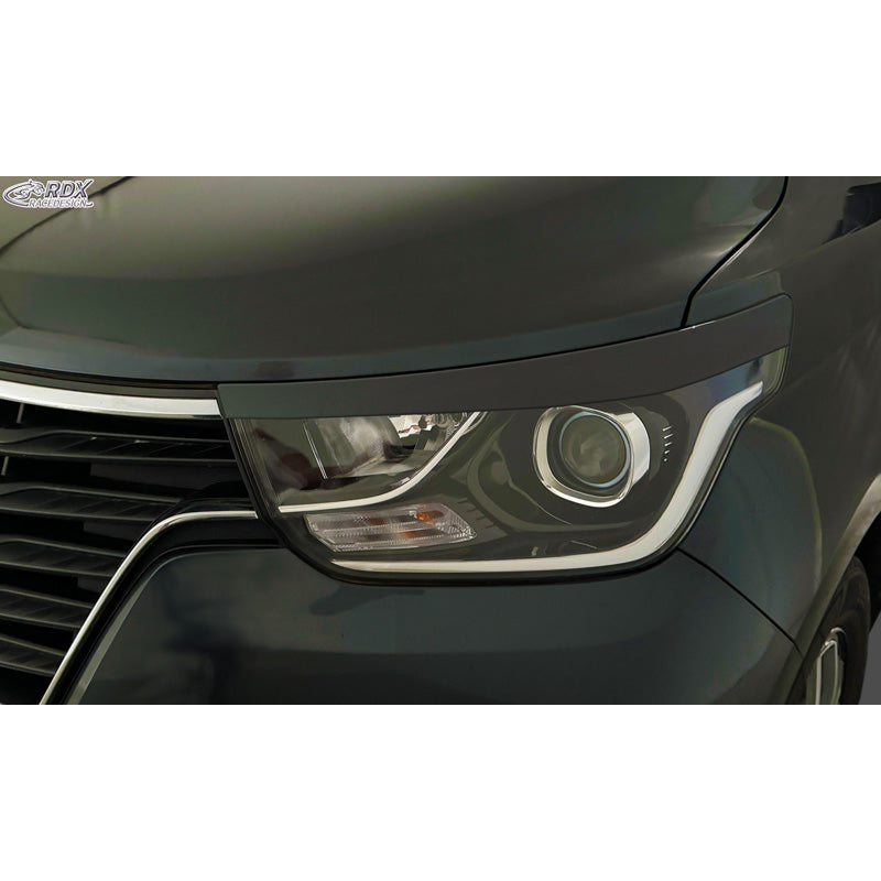 RDX Head light spoilers suitable for Hyundai H-1 / H300 / i800 2018- (ABS)