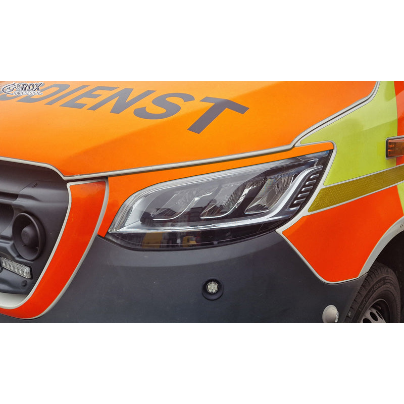 RDX, Øjenskygge, ABS, passer til Mercedes Sprinter (2018-)
