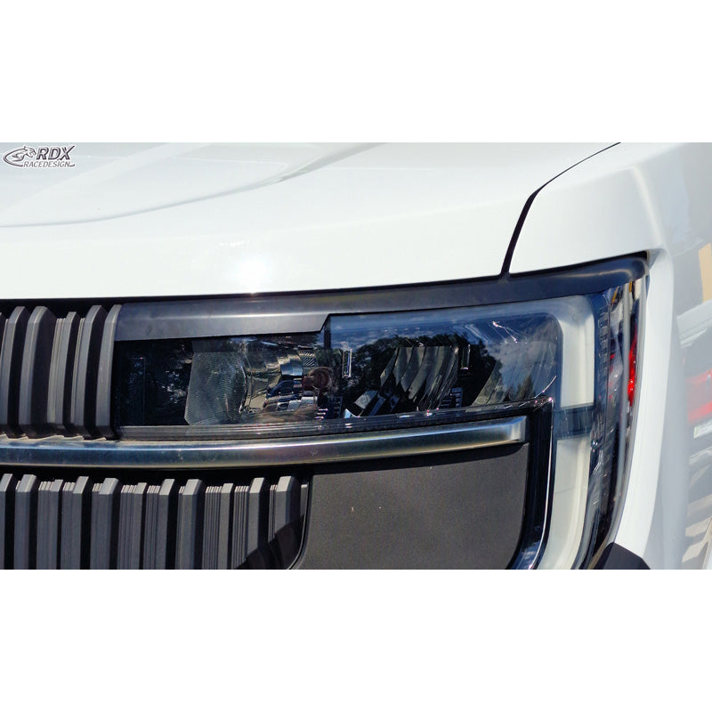 RDX, Øjenskygge, ABS, passer til Renault Master IV (2024-) & Nissan Interstar (2024-)