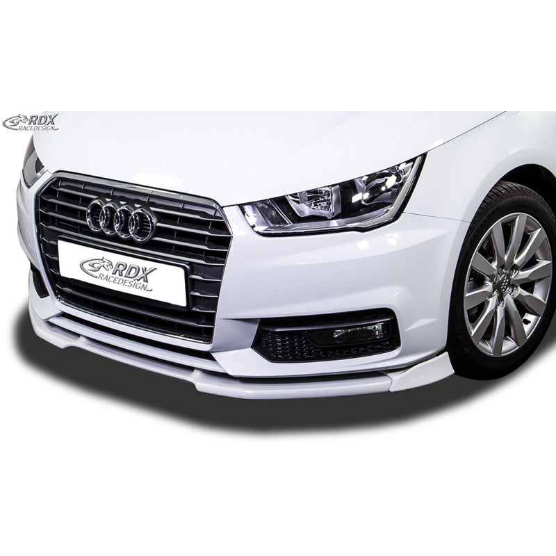 RDX Racedesign, Frontspoiler Vario-X passend für Audi A1 3/5-türer 2015- exkl. S-Line (PU), PU-Rim, Unlackiert