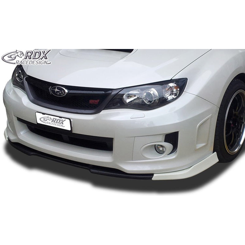 RDX Racedesign, Frontspoiler Vario-X, Passer til Subaru Impreza 3 (GR) WRX STI 2008-2010, Ubehandlet PU
