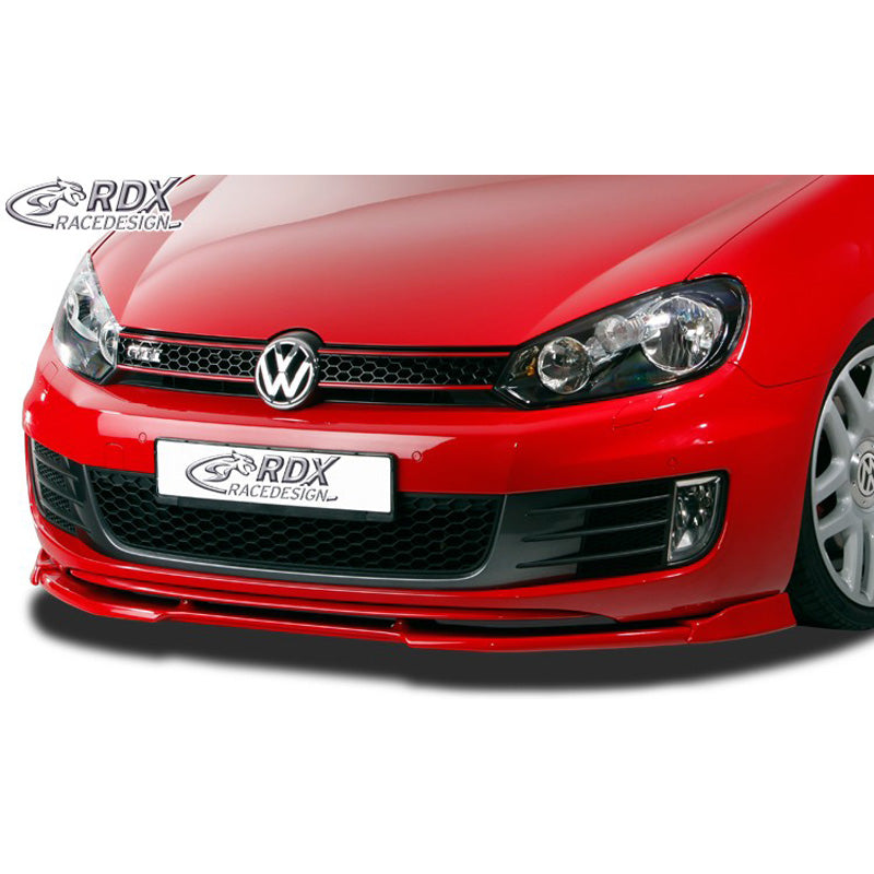 RDX Racedesign, Vario-X Frontspoiler, Passer til Volkswagen Golf VI GTD/GTi (2008-2012), Ubehandlet PU