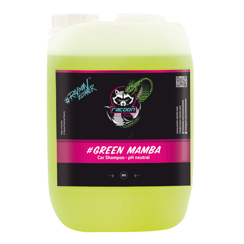 Racoon, GREEN MAMBA Car Shampoo / pH neutral - 5000ml, Flüssigkeit, Grün