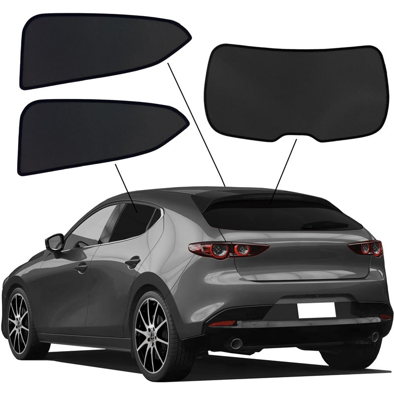 SunClip Privacy & Sun protection suitable for Mazda 3 (BP) HB 5-doors 2019-