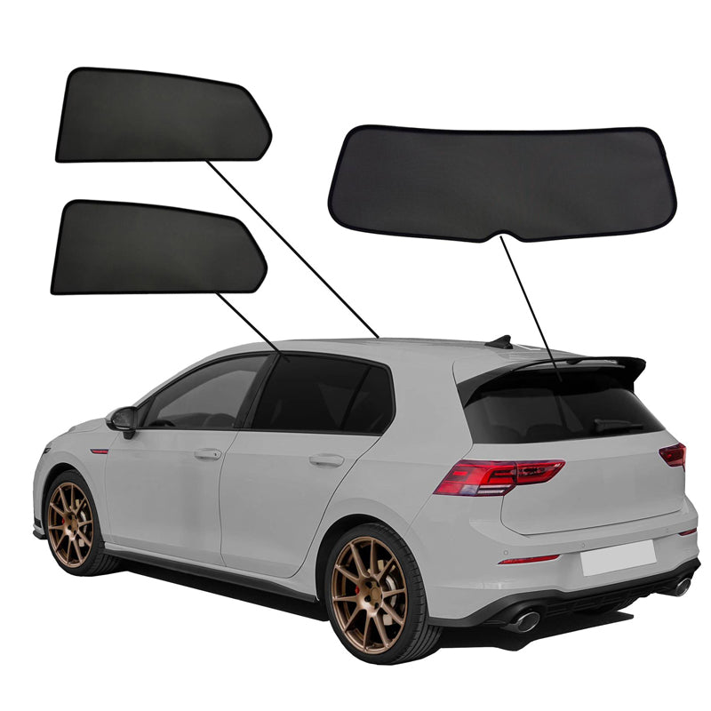 SunClip Privacy & Sun protection suitable for Volkswagen Golf VIII (CD1) HB 5-doors 2020-