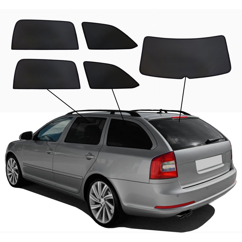 SunClip Privacy & Sun protection suitable for Skoda Octavia II (1Z5) Combi 2004-2013