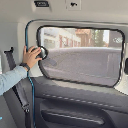 SunClip, Solgardin, passer til Volkswagen Caddy Maxi Van (2022-) & Ford Grand Tourneo Connect (2022-) med hængslede vinduer