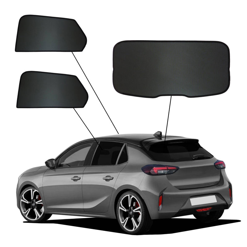 SunClip, Solgardin & Privatlivsbeskyttelse, passer til Opel Corsa F 5-dørs (2019-)