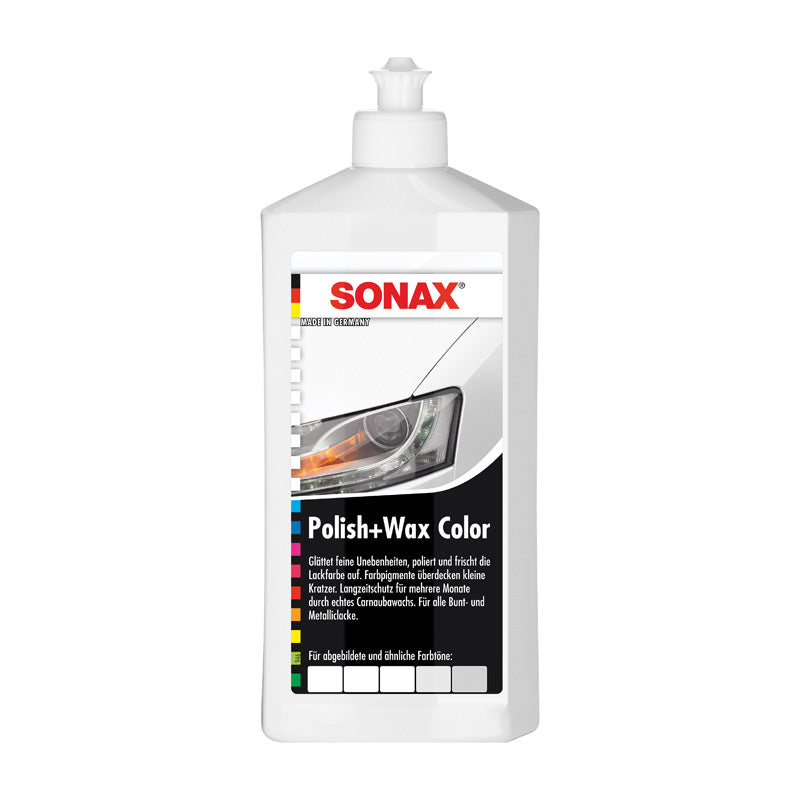 SONAX, Sonax 296.000 Polish & Wax weiss 500 ml, Weiss