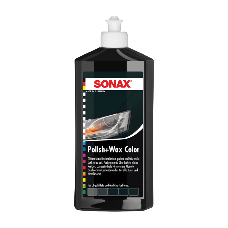 SONAX, Sonax 296.100 Polish & Wax schwarz 500 ml, Schwarz