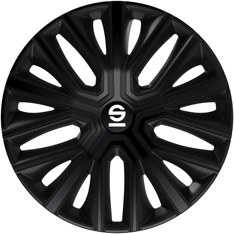 Sparco Wheel Covers Modena - 15-inch - Black - Set of 4 pieces