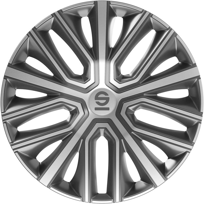 Sparco Wheel Covers Modena - 16-inch - Grey/Silver - Set of 4 pieces